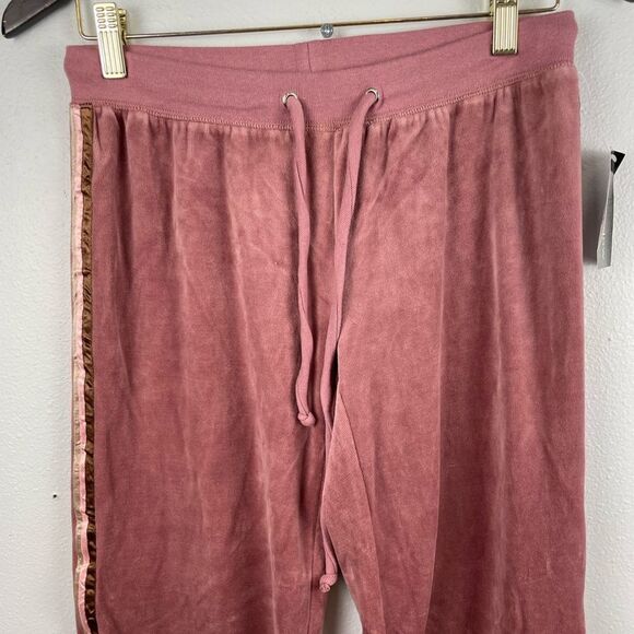 NWT Eyeshadow Mauve Velour Style Sweatpants Size S - Picture 2 of 8